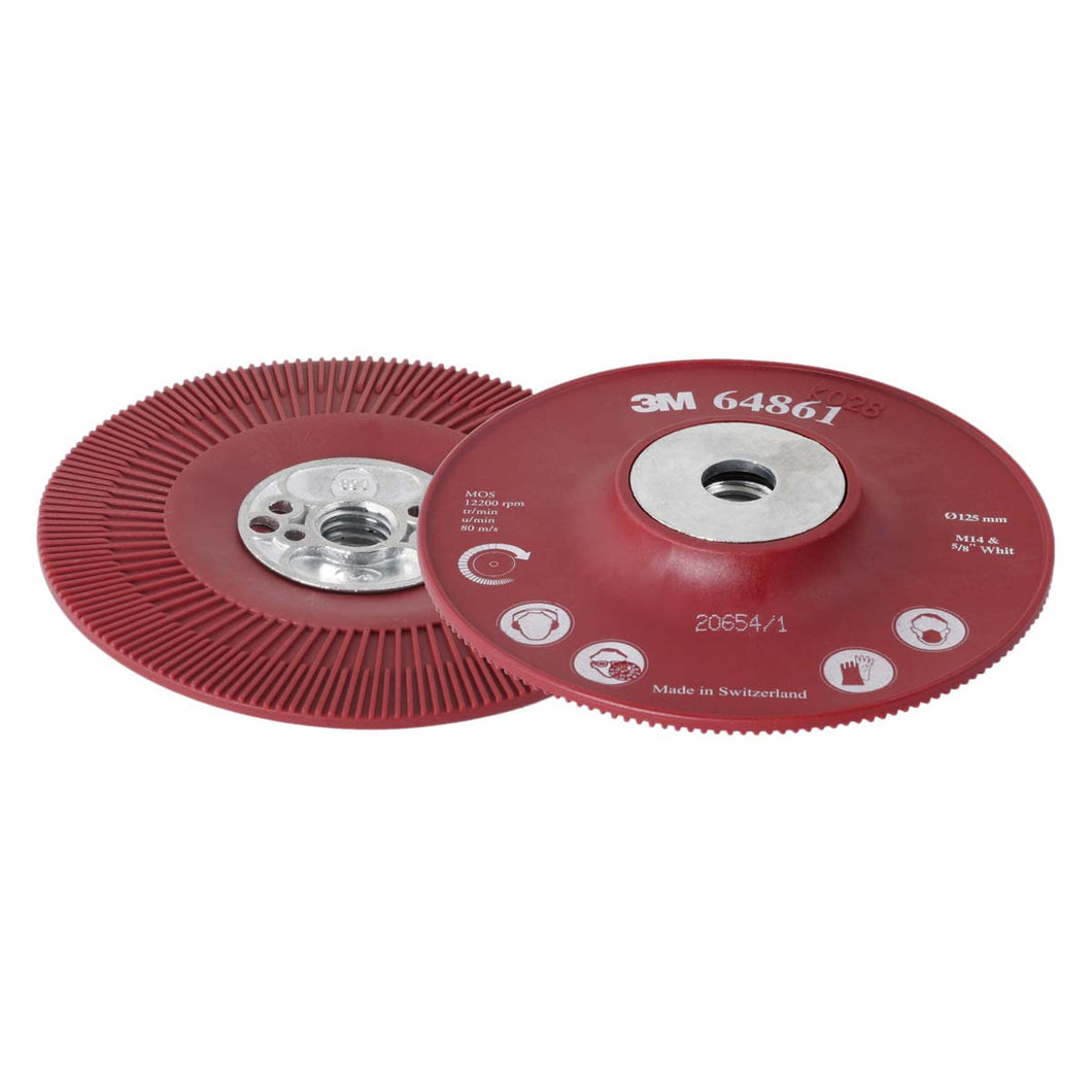 3M High Pressure Fibre Disc Backing Pad - Red